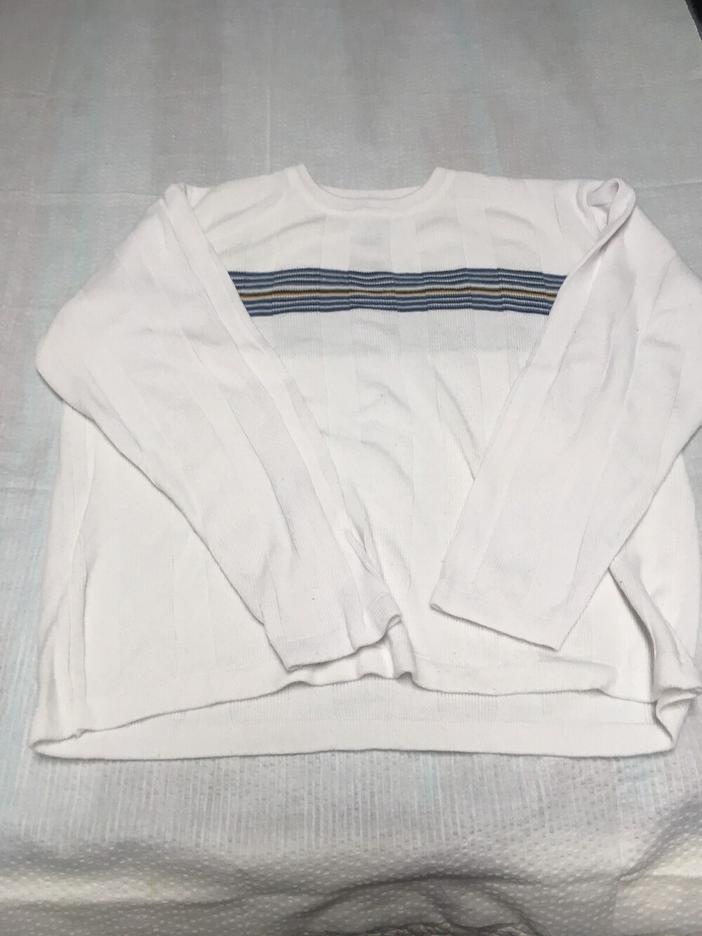 Emergency Exit Men's white sweater Large